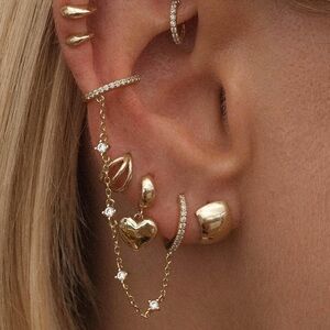 ADORNMONDE chain earrings